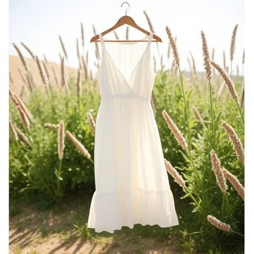 Abito estivo leggero in cotone biologico della collezione Primavera Estate