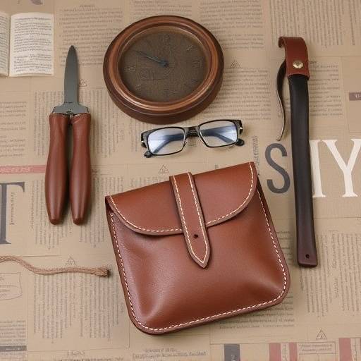 Accessori in pelle conciata al vegetale della collezione Accessori Sostenibili