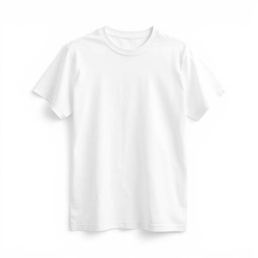 T-shirt bianca in cotone organico con stampa 'Armonia Tessile'